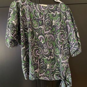 Paisley patterned blouse